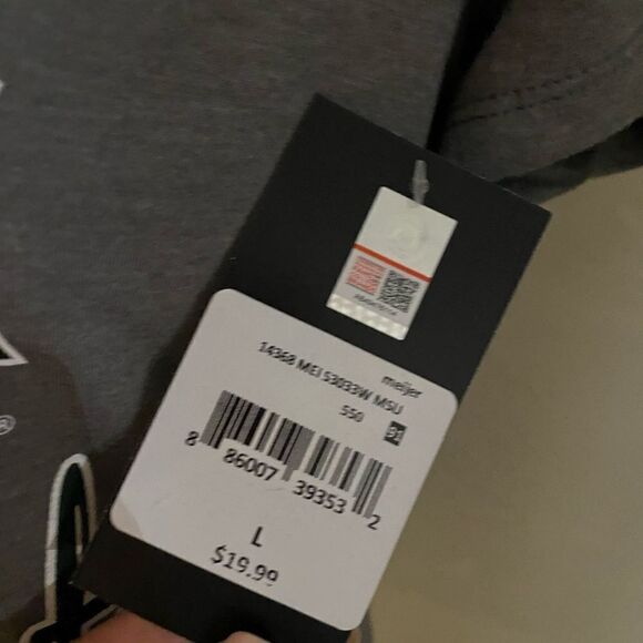 NWT Michigan State V-neck T Shirt Sz L - Picture 3 of 5